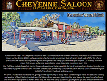 Tablet Screenshot of cheyennesaloon.com